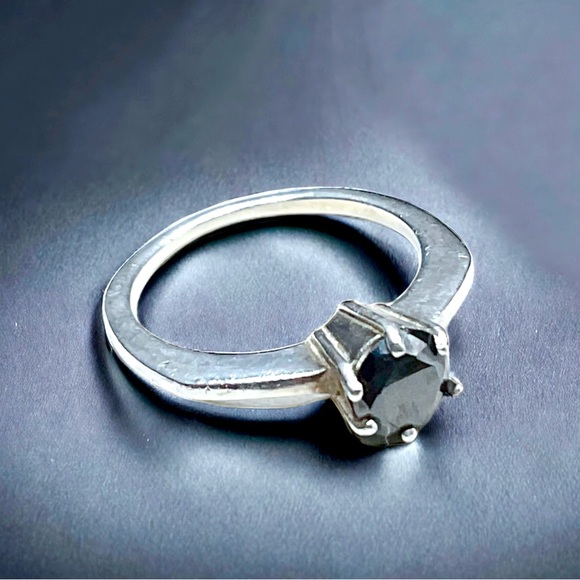 🌺Vintage Art Deco Sterling & Spinel Ring - Picture 8 of 13